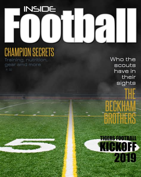 Inside Football Magazine Cover Varsity Imprints