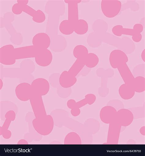 Penis Seamless Pattern Royalty Free Vector Image