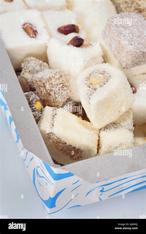 Turkish Delight Lokum Stock Photo Alamy