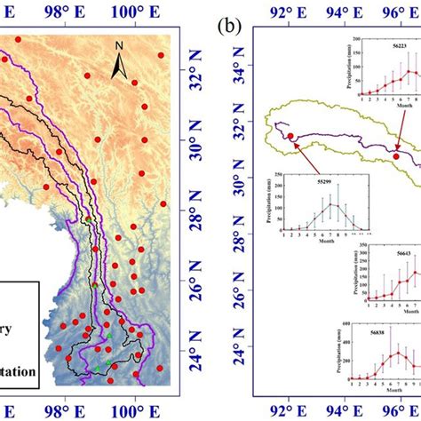 A Terrain Map Of The Study Area The Nu Salween Basin And Its