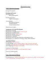 Hdf Study Guide For Exam Docx Study Guide For Exam Class