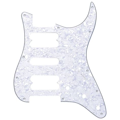 Fender Morn Style Pickguard Strat White 3 Ply 11 Hole DV247