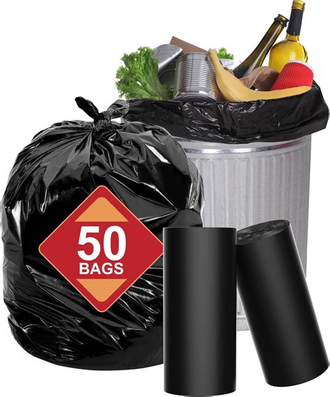 Amazon Ayotee Gallon Trash Bags For Kitchen With Zip Ties X