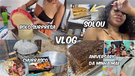 Vlog FUI TENTAR FAZER UM BOLO SURPRESA PARA MINHA MÃE E SOLOU