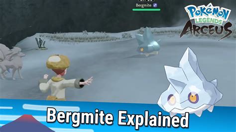 Bergmite Explained Pok Mon Legends Arceus Youtube