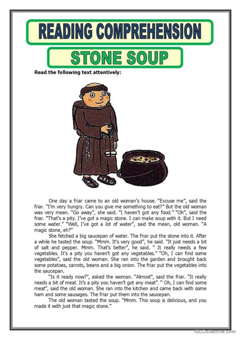 Stone Soup English Esl Worksheets Pdf And Doc