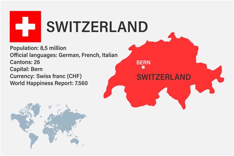 Switzerland World Map