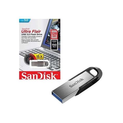 Sandisk Ultra Flair Metal 128gb Pen Drive Flash Drive Usb 30 Ga Computers