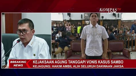 Kejagung Tak Ajukan Banding Pada Vonis Eliezer Keadilan Sudah Terwujud