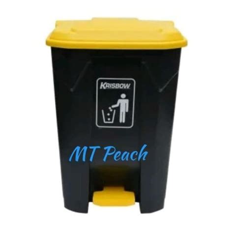 Jual Krisbow Tempat Sampah Outdoor Pedal 80L Krisbow Dust Bin Pedal