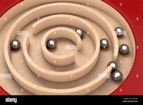 Metal Ball Maze Game Hi Res Stock Photography And Images Alamy