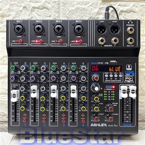 Jual Mixer Ashley Audio Four Original Channel Connect To Pc Laptop