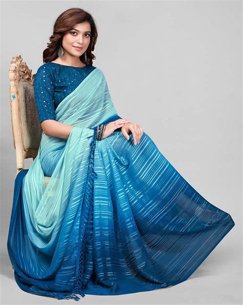 Top 999 Blue Saree Images Amazing Collection Blue Saree Images Full 4k