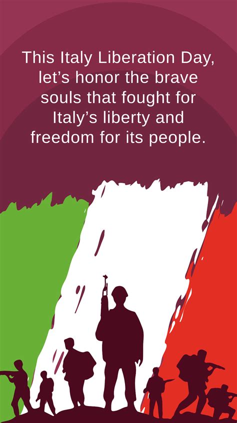 Free Italy Liberation Day Whatsapp Status Template Edit Online