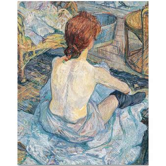 Affiche Henri De Toulouse Lautrec Rousse La Toilette