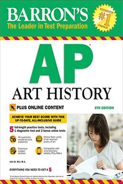 Ap Art History With Online Tests Barron S Ap By John B Nici M A