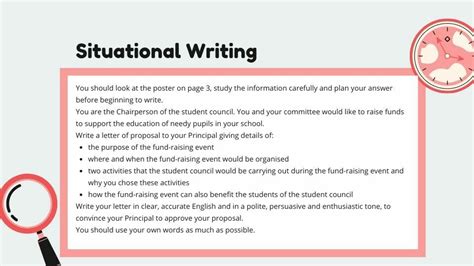 impress examiners   situational writing