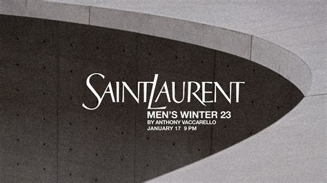 Saint Laurent Fall 2023 Men's Fashion Show Live from Paris | The Impression