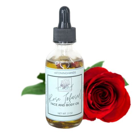 Rose Infused Face And Body Oil Ready To Ship Etsy