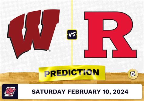 Wisconsin vs. Rutgers Prediction, Odds, College Basketball Picks [2/10 ...