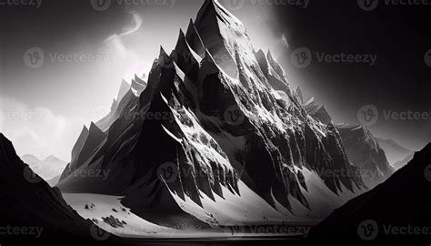 Mountain peak silhouette tranquil sunset backdrop generated by AI 24622452 Stock Photo at Vecteezy