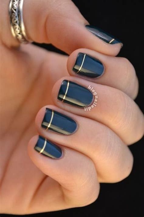 44 Gorgeous Fall Nail Art Ideas To Try This Fall Moon Manicure