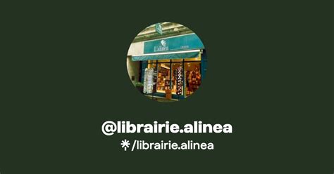 Librairie Alinea Instagram Facebook TikTok Linktree