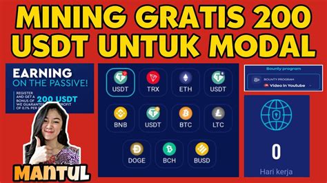 BARU NETES MINING CRYPTO GRATIS 200 USDT DAFTAR SEKARANG BESOK WHITDROW