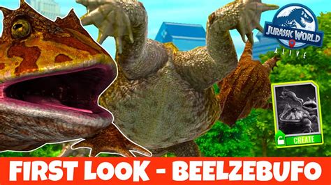 New Beelzebufo Jurassic World Alive 222 Youtube