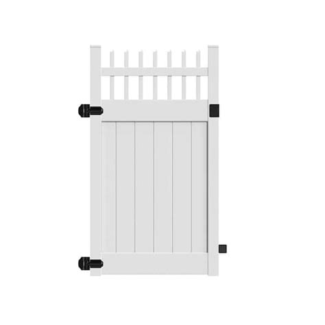 Barrette Outdoor Living Carson Ft X Ft White Vinyl Open Picket