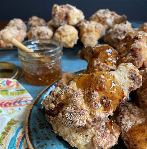 Air Fried Buttermilk Chicken Wings With Pepper Jelly Drizzle