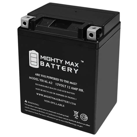 Mighty Max Battery Volt Ah Cca Rechargeable Sealed Lead Acid