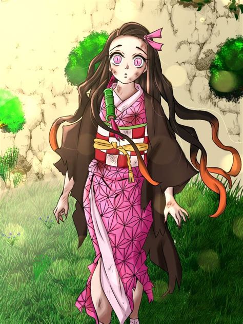 Nezuko Manga Coloring 💖 Manga Color