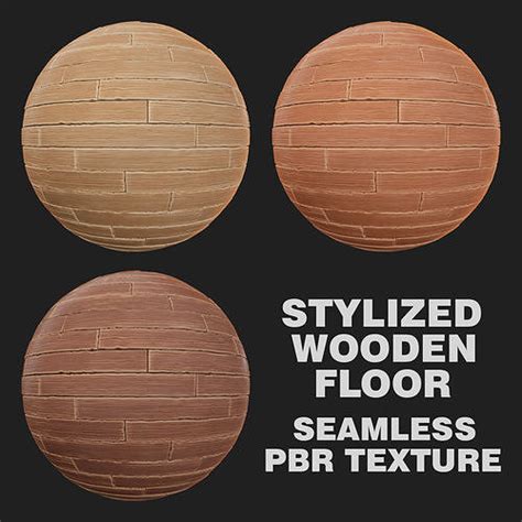 Stylized Wooden Floor Seamless Pbr Texture Texture Cgtrader