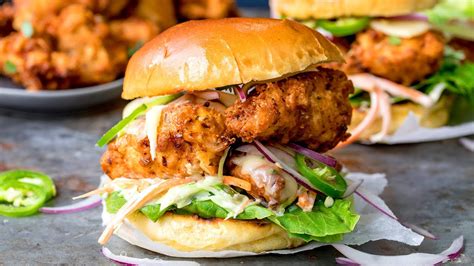 Crispy Chicken Burger Recipe