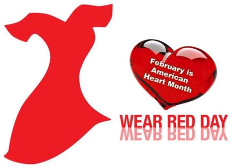 February 2 Is Wear Red Day Red Day Wearing Red Heart Month