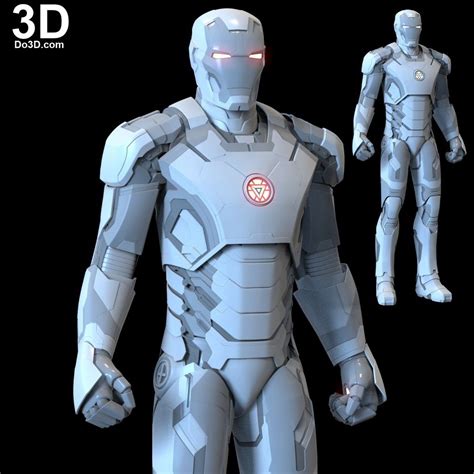 3d Printable Iron Man Mark Xlii Model Mk 42 Full Body Armor Helmet