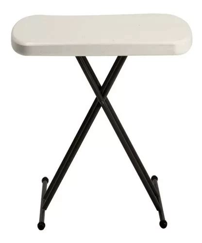 Mesa Personal Plegable Cm Altura Ajustable Lifetime Color Blanco