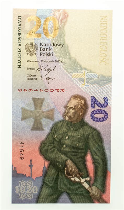 Rzeczpospolita Polska Nbp Banknot Kolekcjonerski 20 Złotych 2901