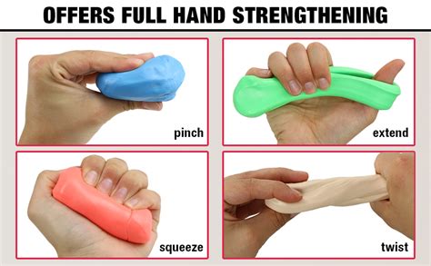 CanDo TheraPutty Standard Hand Exercise Putty For Rehabilitation ...