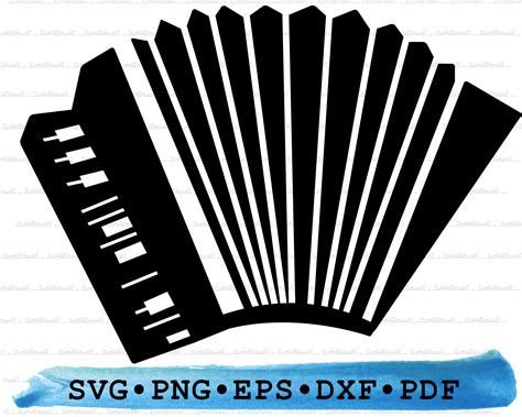 Accordion Svg Accordion Silhouette Music Instrument Cricut Etsy New