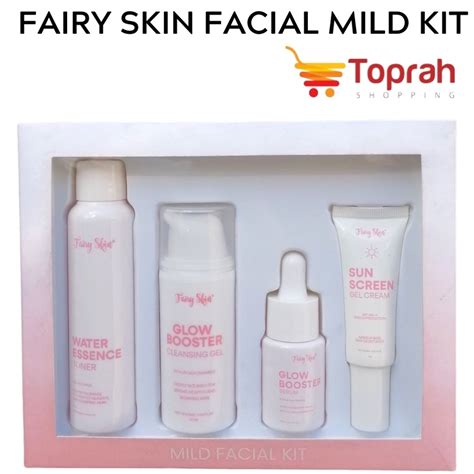 Fairy Skin Mild Facial Kit Maintenance Whitening Prevent Pimples And Whitehead Legit And