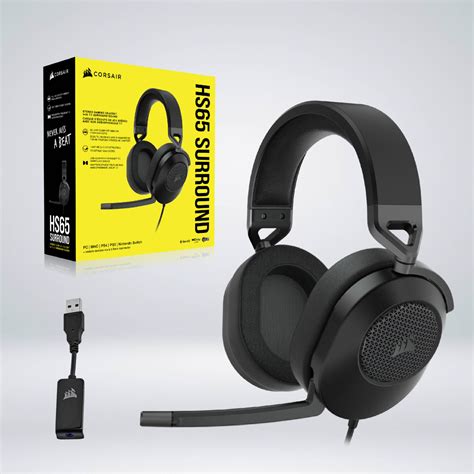 HEADSET GAMER HS65 SURROUND Carbon CD STORE