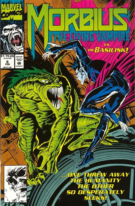 Morbius The Living Vampire Vol 1 6 Cover Art By Ron Wagner And Mike Witherby Morbius The