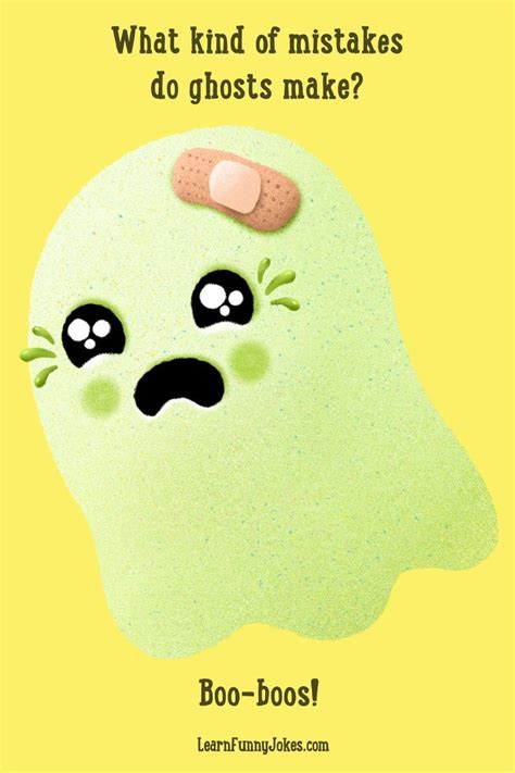 Drawing Of A Sad Ghost With A Boo Boo Funny Food Jokes Funny Halloween