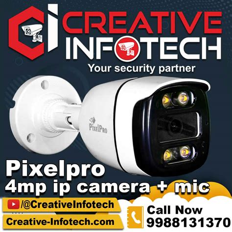 PixelPro 4mp Ip Day Night Color Bullet Camera LUDHIANA