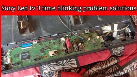 Sony Led Tv 32 Inch 3 Time Blinking Problem Solutions Without Any Cost