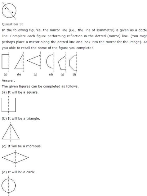 Ncert Solutions For Class 7 Maths Chapter 14 Symmetry