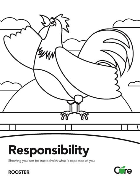 Free Printable Coloring Pages Responsibility