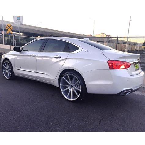 Giovanna Wheels — 2016 Chevrolet Impala Ltz Pearl White Loaded On